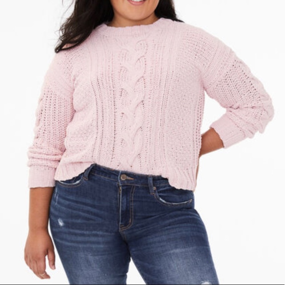 Aeropostale Blush Knit Sweater